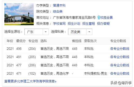 北京理工大学珠海学院属什么档次,北京理工大学珠海学院是几本院校