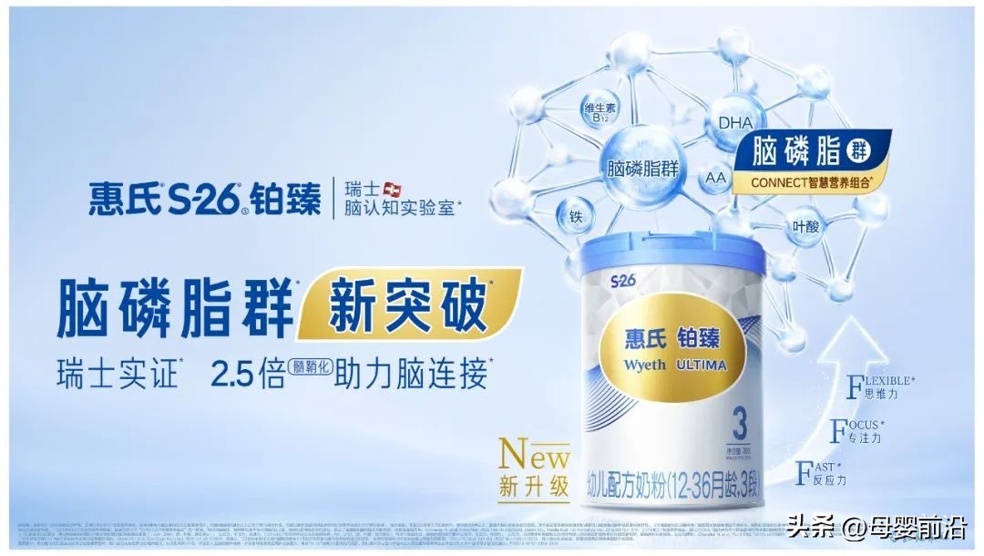 脑连接提升2.5倍！惠氏新品上市，以临床实证引领早期脑发育配方