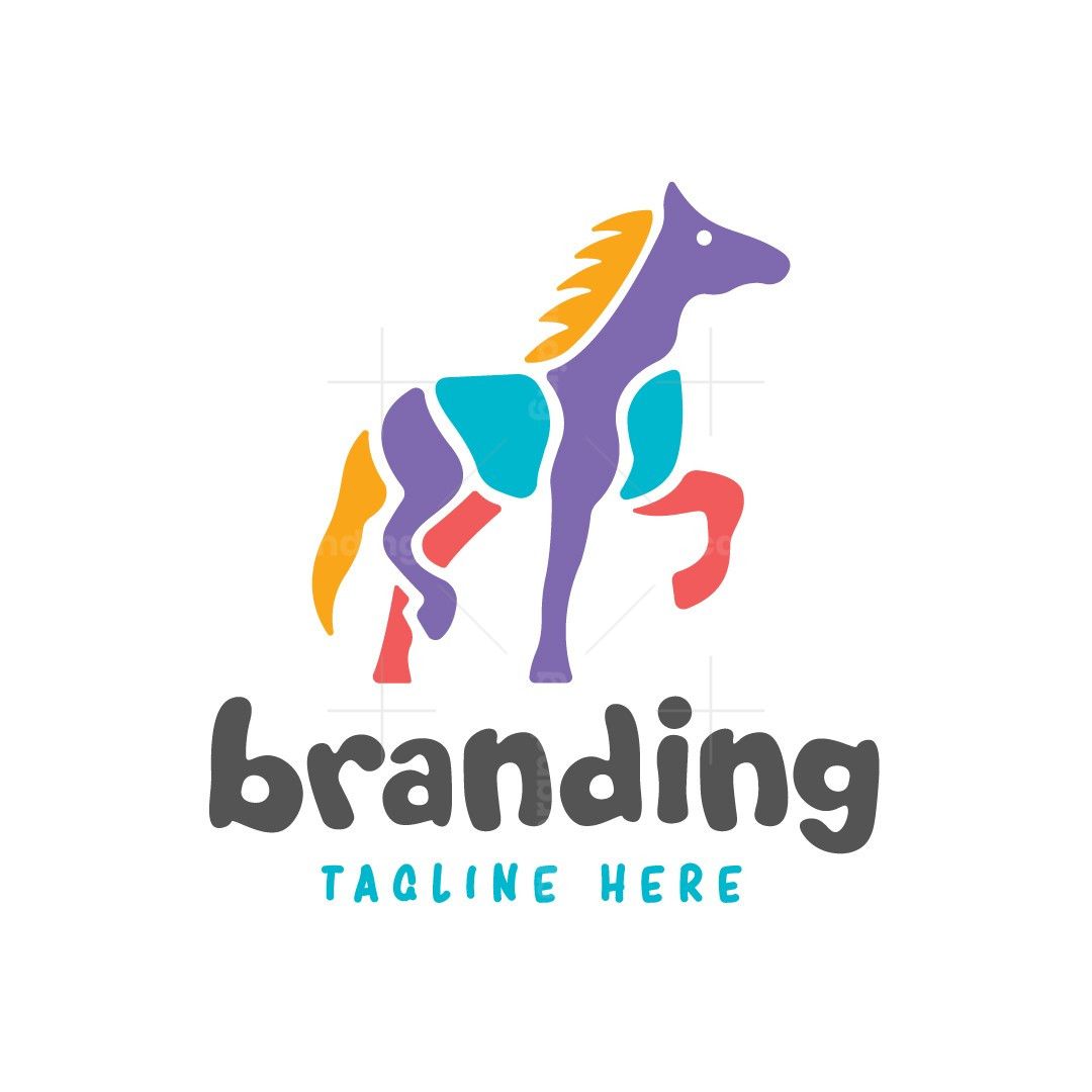 logos：万马奔腾踏山河！一组很有气势的马元素标志设计分享