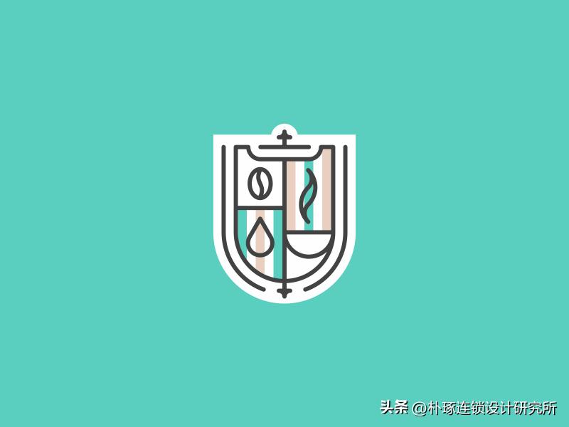 简约有特的杯子元素主题logo设计分享