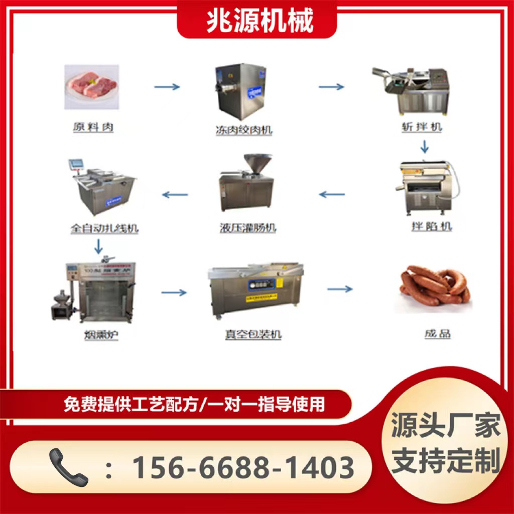 哈尔滨红肠肉枣制作,肉枣肠哈尔滨红肠