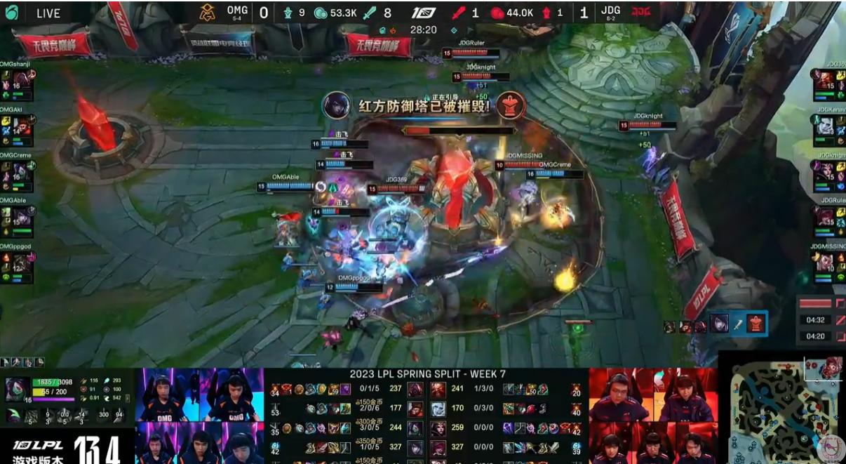 omg翻盘jdg,omg打败edg赛后数据