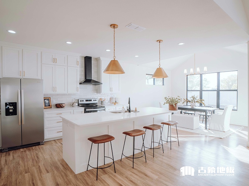 新中式简约木地板搭配效果图,新中式木地板与家具的搭配效果图