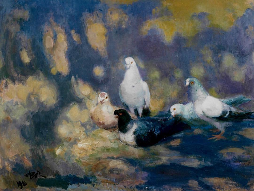 艾中信最著名的画,世界十大油画名家作品欣赏