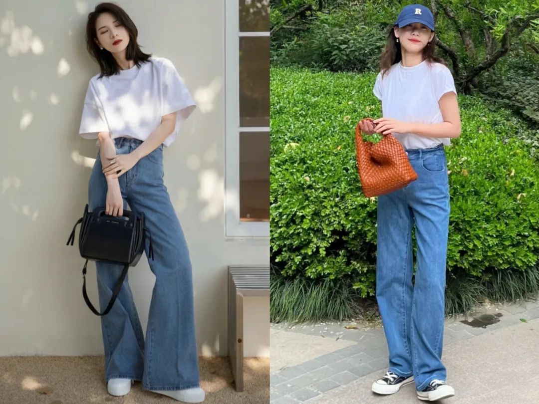 蓝白色系穿搭推荐,蓝白的搭配