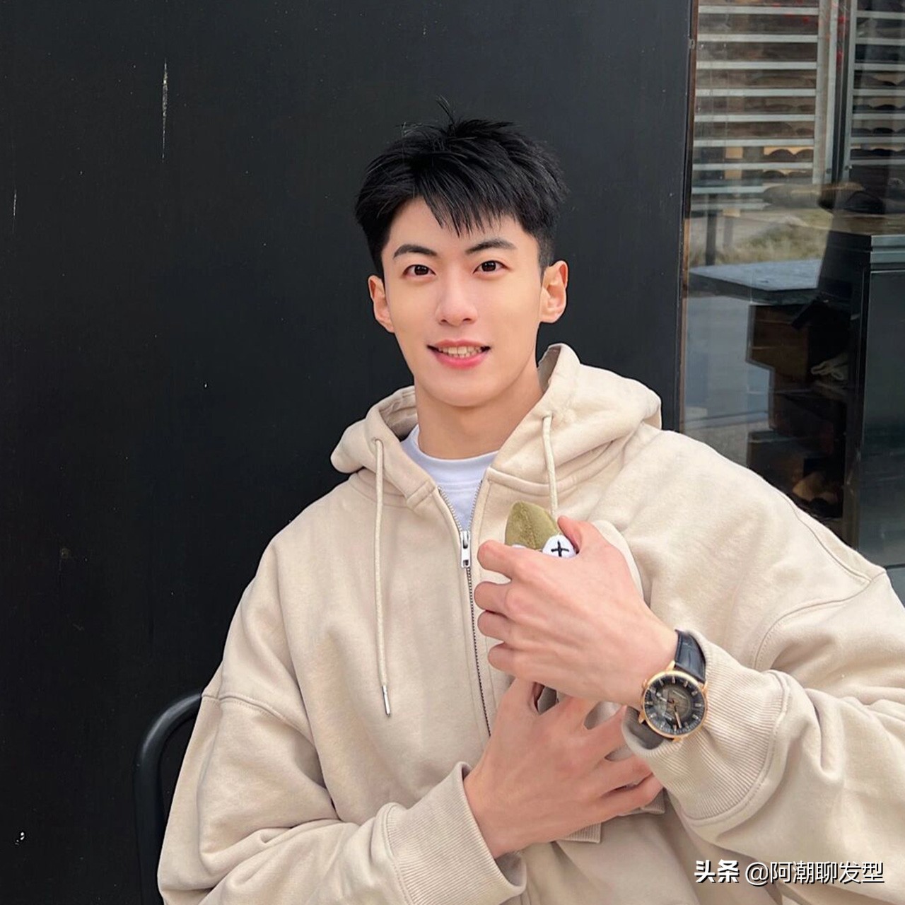 潮色渐变头发短发图片大全,渐变发型男短发p图教程