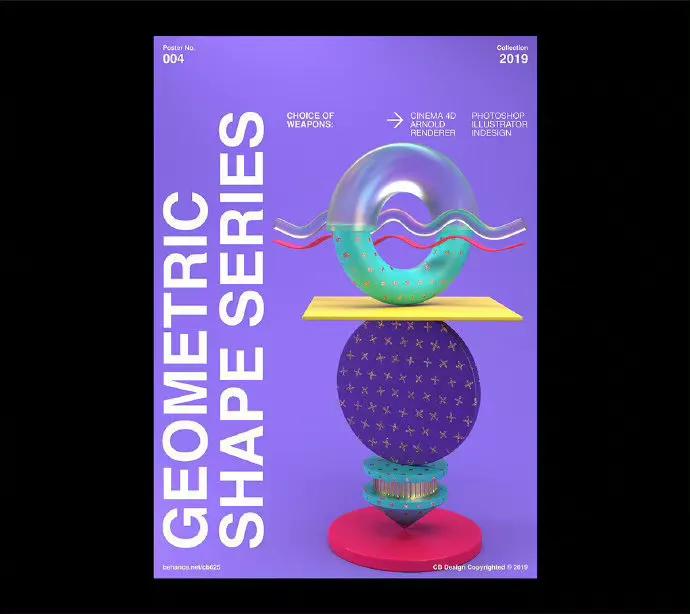 c4d海报创意图片,c4d设计创意动效海报