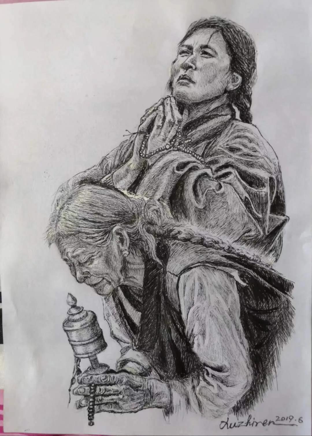 幸福画吧画友作品欣赏,幸福原创绘画作品欣赏