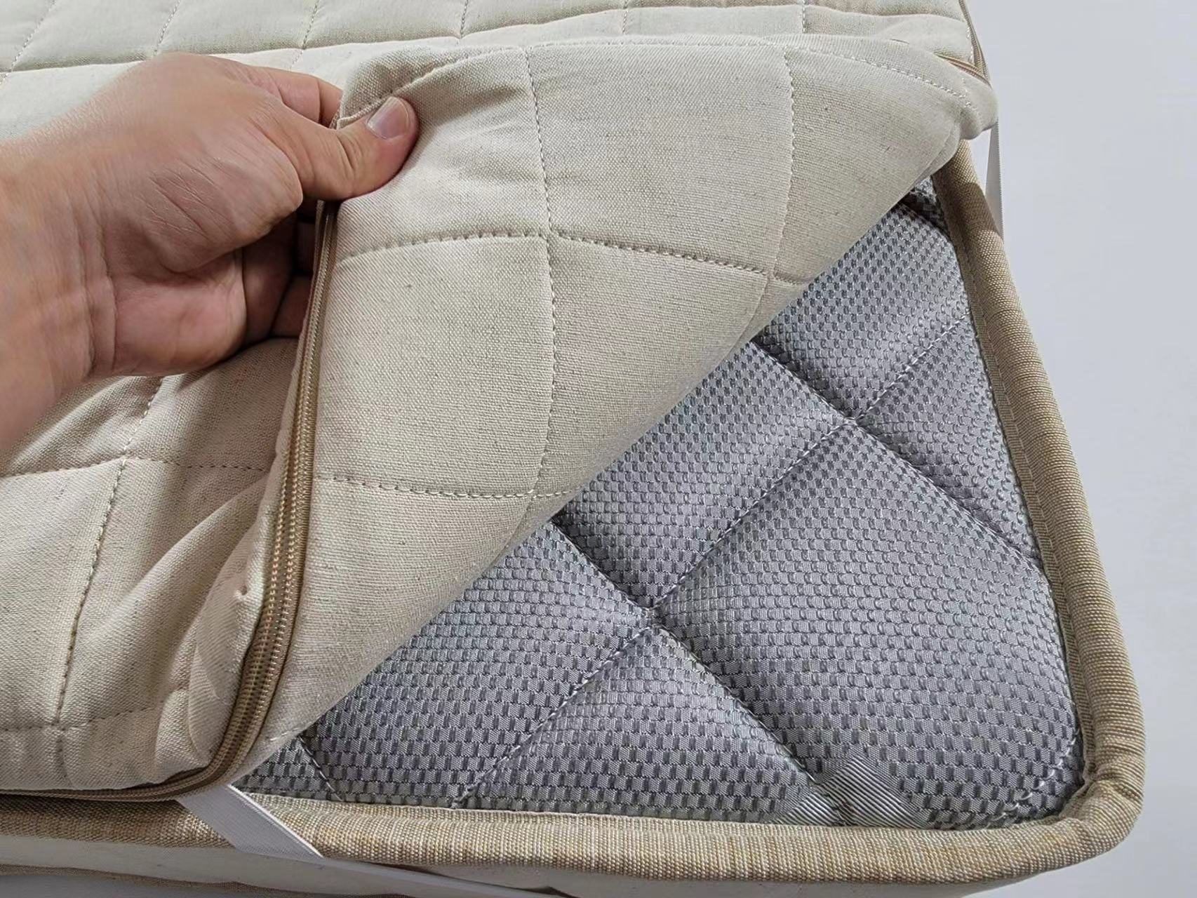 苏老伯乳胶棉弹黄双面软硬分体床垫,三合一完美