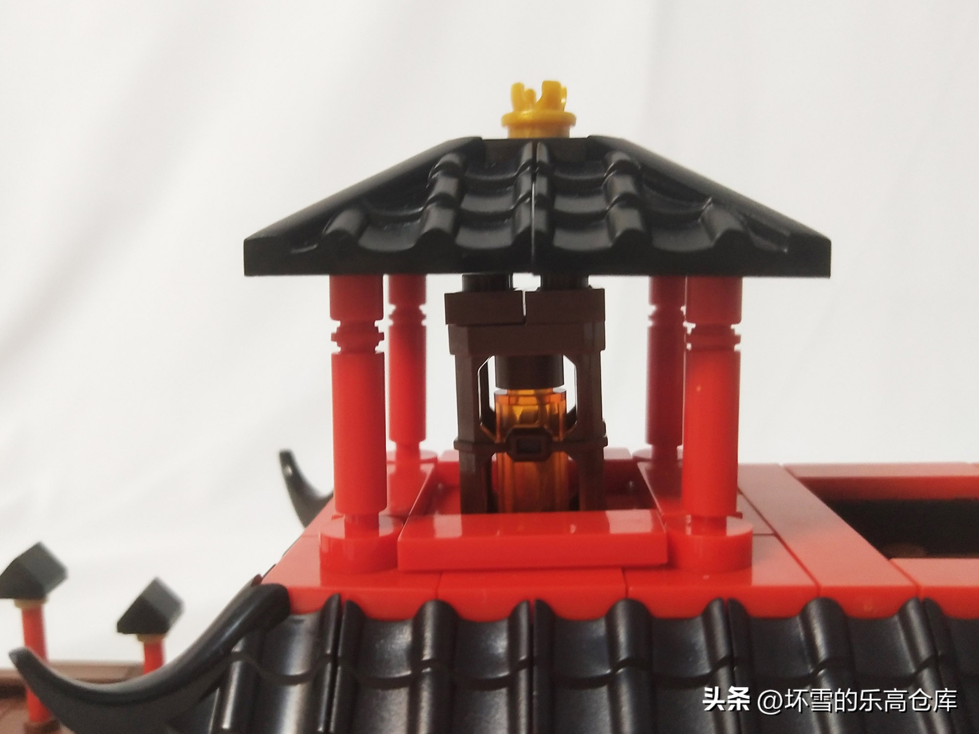 拼搭森宝积木,森宝积木故宫角楼拼搭过程