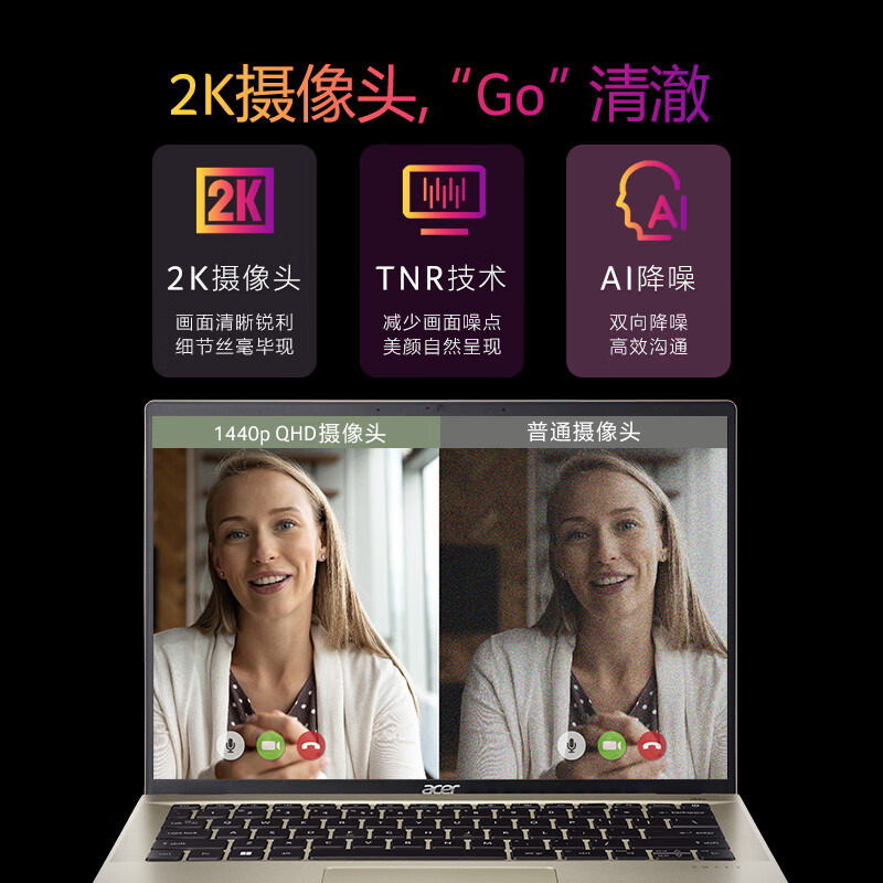 宏碁非凡gopro具体参数,宏碁非凡go14代i5笔记本