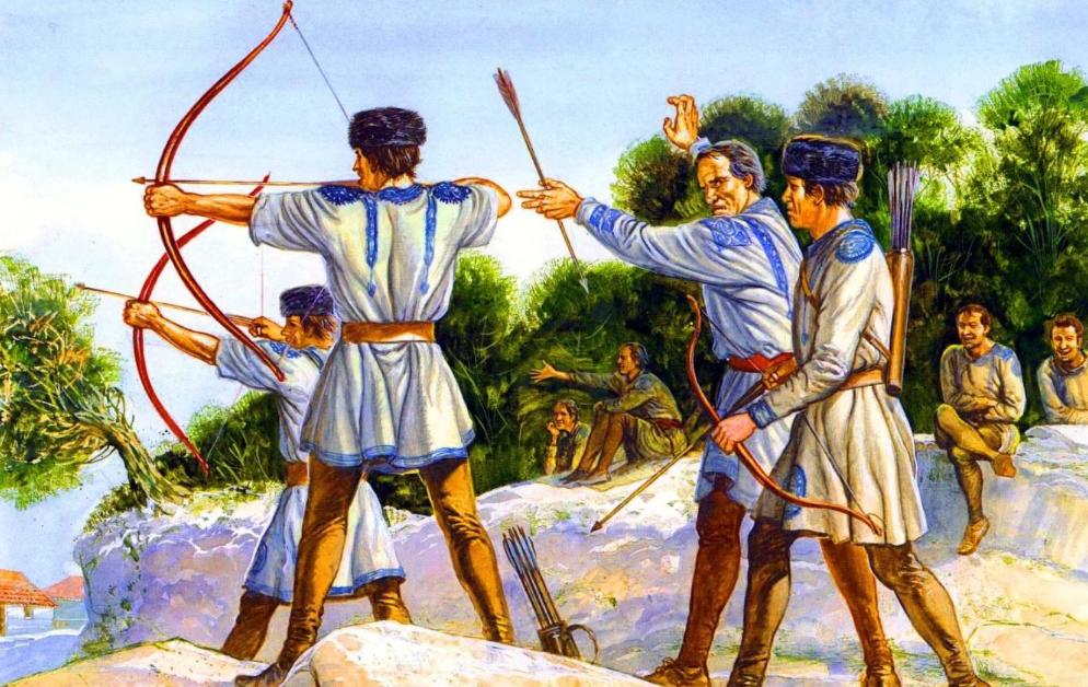 中世纪王朝弓箭技巧,中世纪射箭