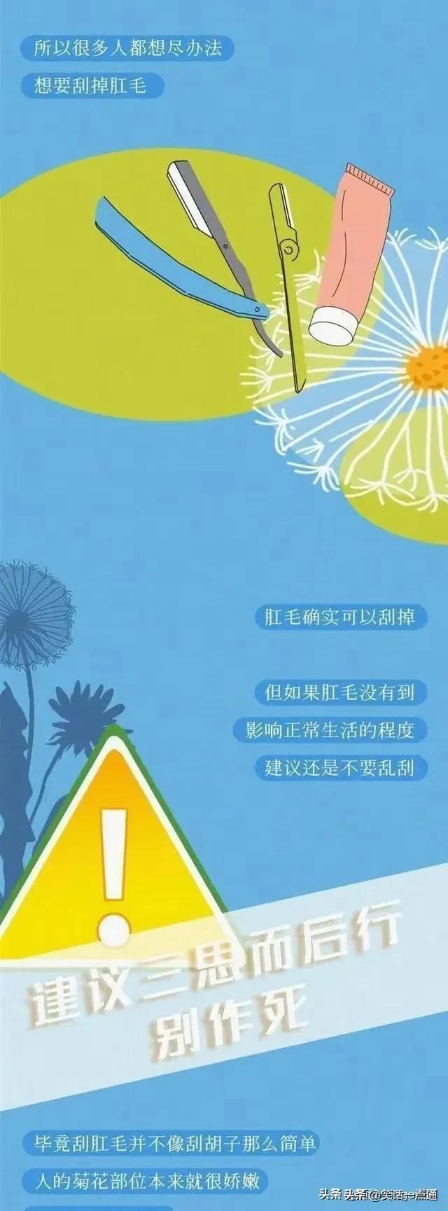 肛门周围为什么会长“毛”？可以刮掉吗？（漫画）