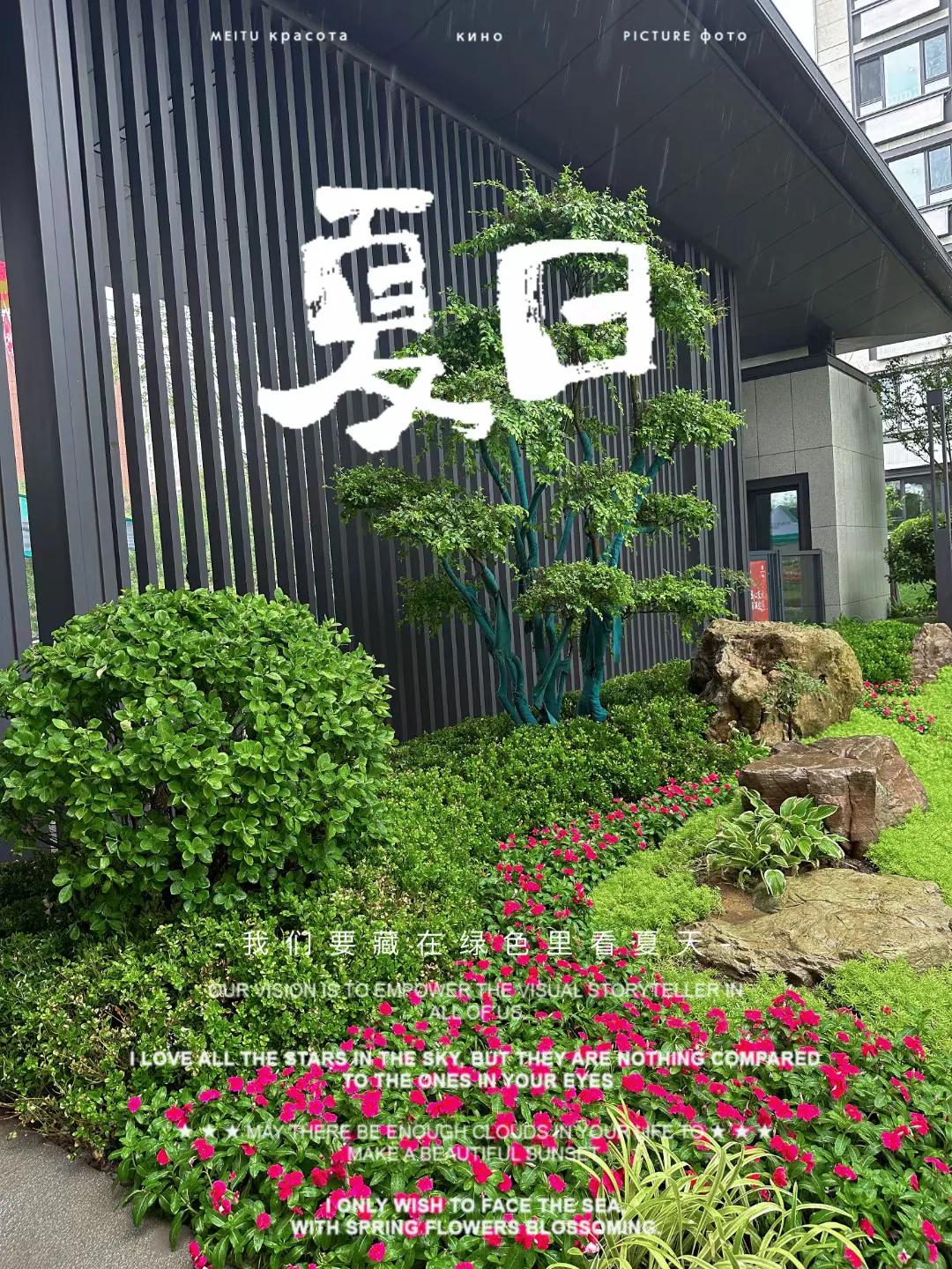 绿城百合花园景观,德州云天绿城百合花园