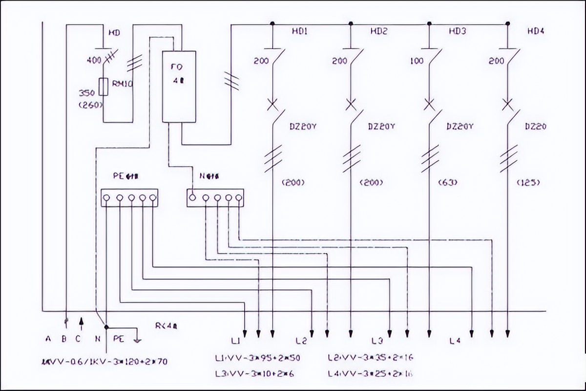 家用配电箱线路安装方法,家用配电箱正规接线图及安装说明