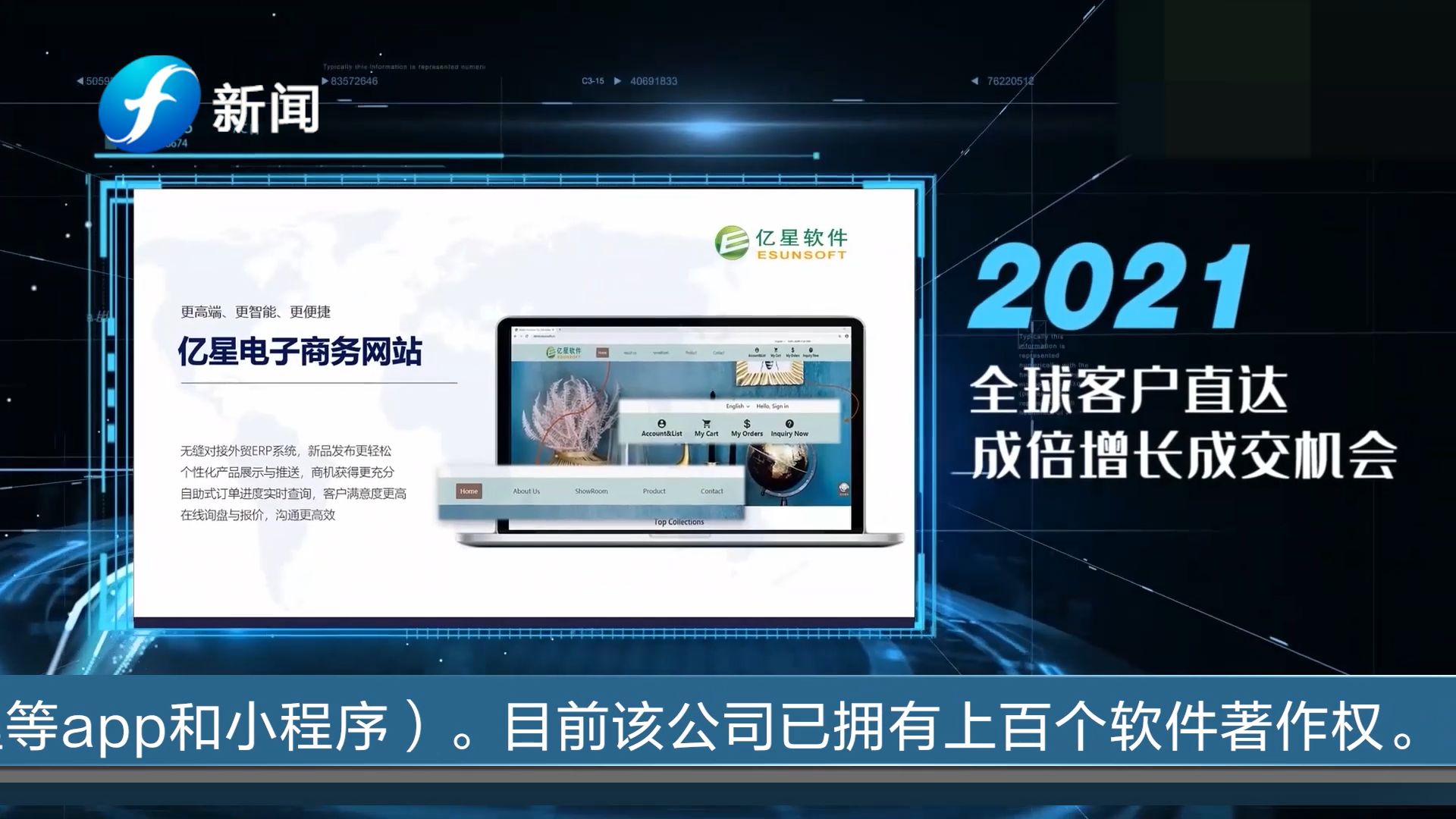福建直通车发布福建电视台播出——亿星软件有限公司