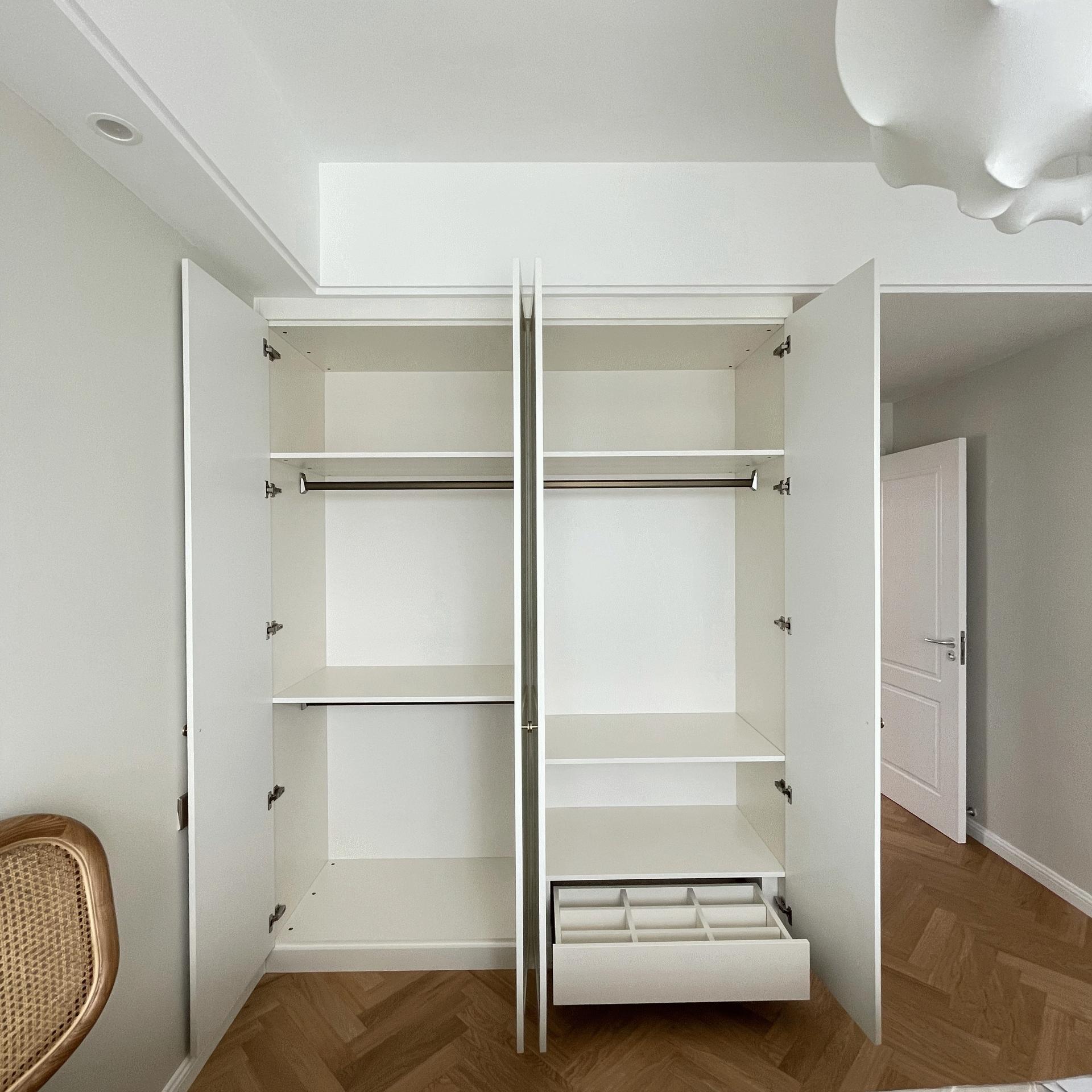 家里装修不做整体衣柜怎么省钱,装修衣柜不要做门