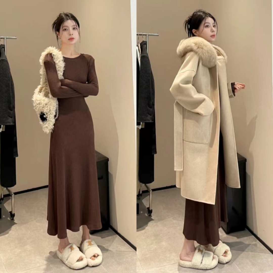 大衣30种穿搭方法,秋冬实用保暖大衣穿搭图片