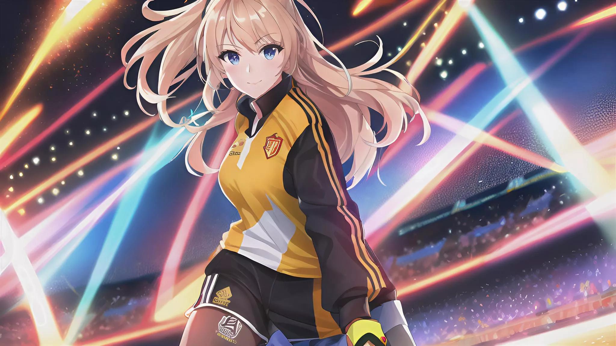 足球宝贝人物绘画,足球宝贝啦啦队绘画图