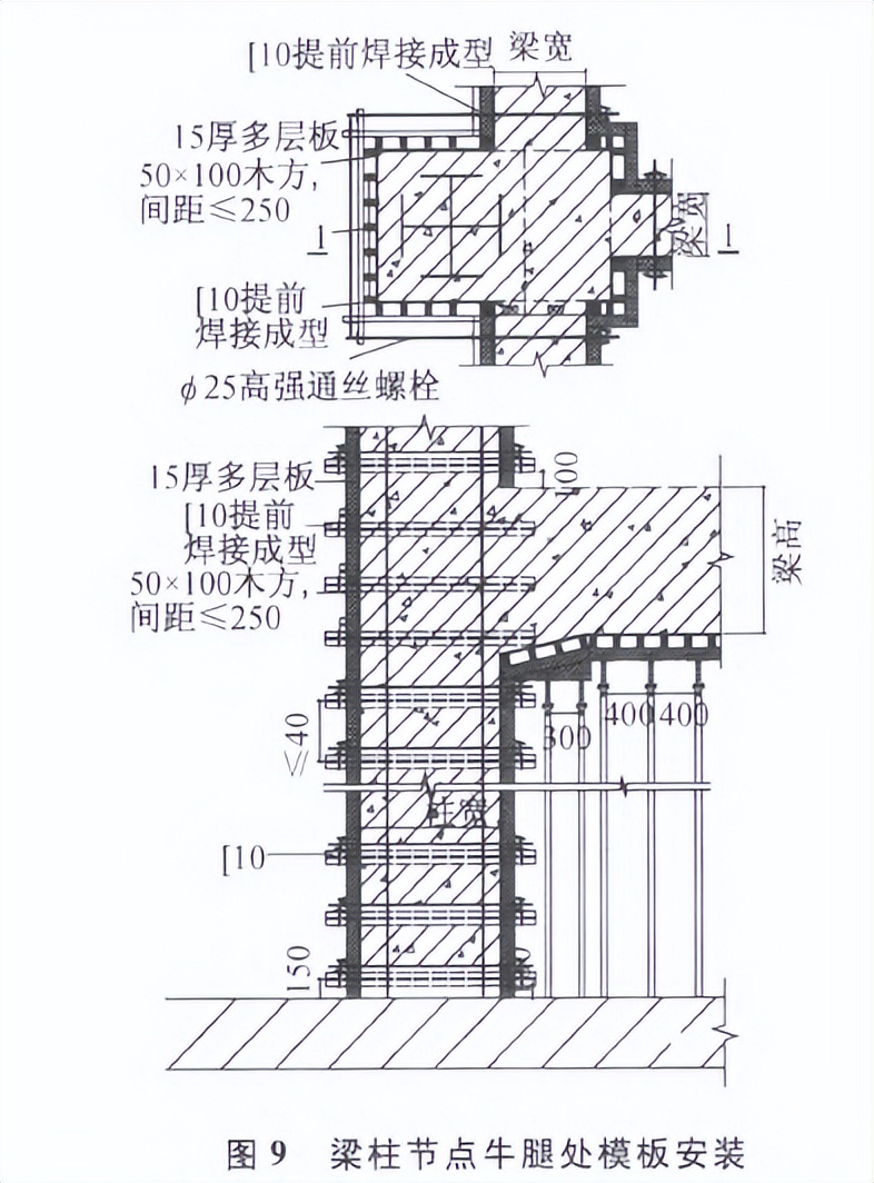 劲性柱及临边超限框架梁综合施工技术