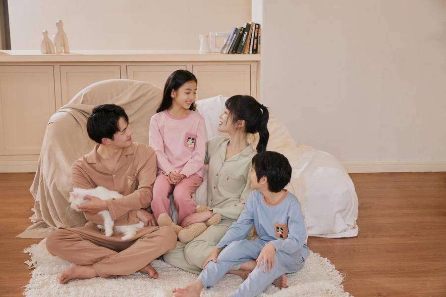 都市丽人无尘棉家居服女,冬季无尘棉家居服