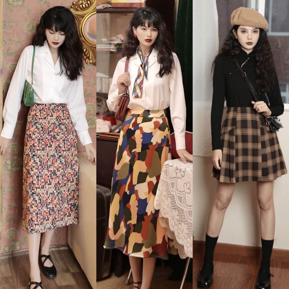 女士穿搭30岁轻熟风裙子,适合30岁穿的裙子气质大方显瘦