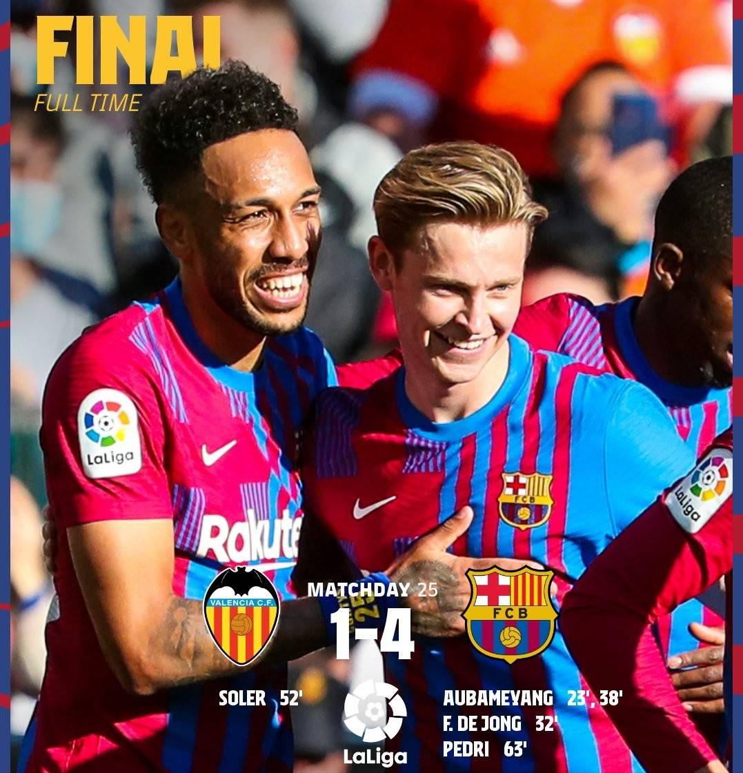 奥巴梅扬帽子戏法绝杀,巴塞罗那奥巴梅杨出场