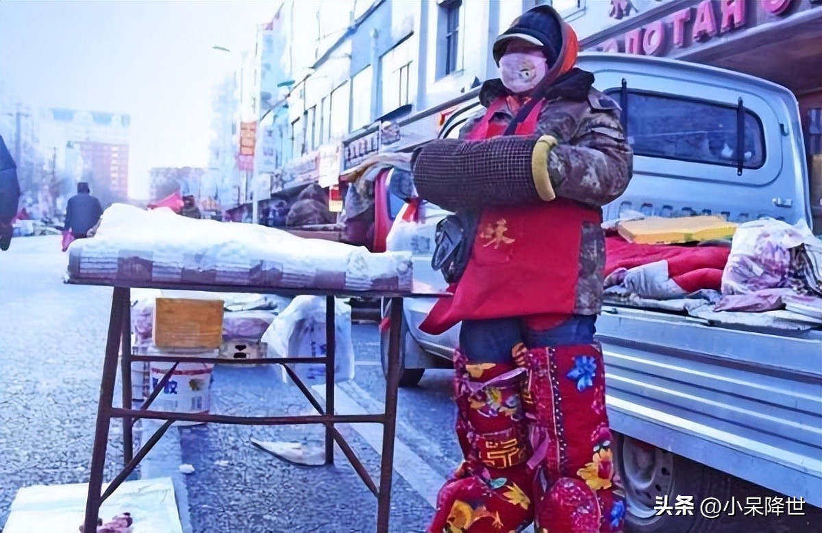 东北凌晨零下30度商贩,越来越冷的东北早市