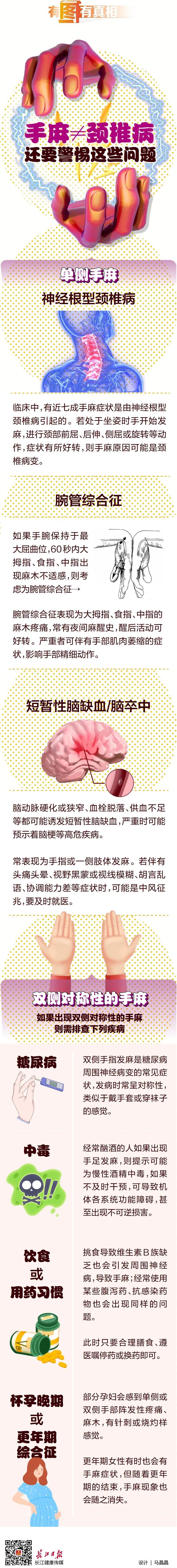 颈椎引起的手麻如何调理,颈椎病导致手麻要警惕四种病