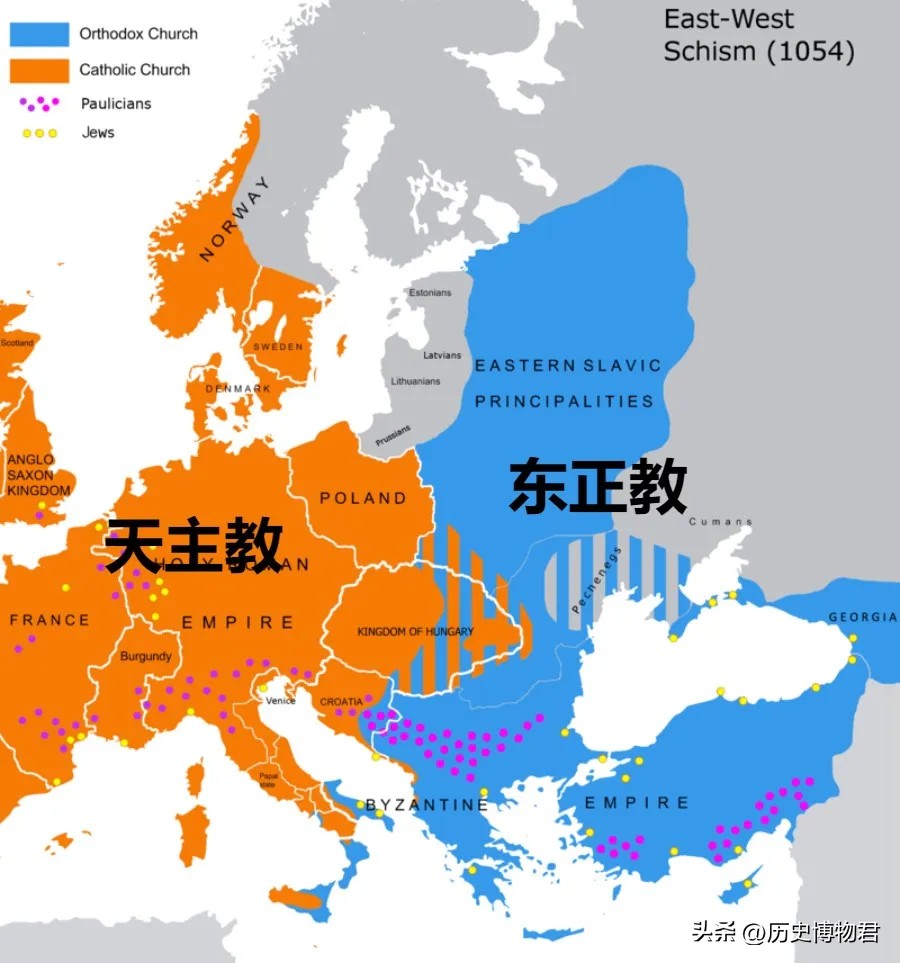 天主教和新教和东正教的区别,天主教东正教新教的区别