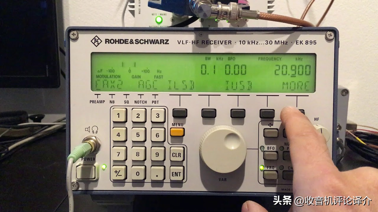 罗德与施瓦茨EK890接收机，1991年首发，胜过大多数当代设备？