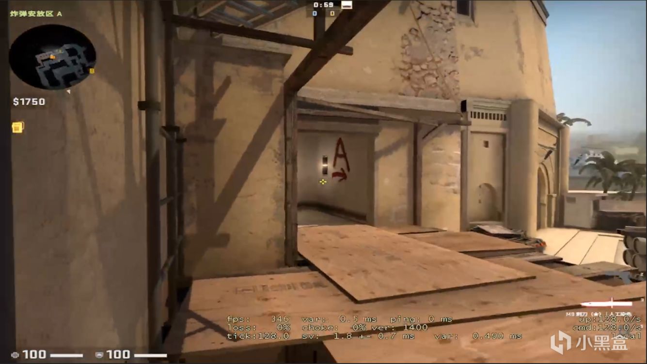 csgo经典地图,csgo调准星地图