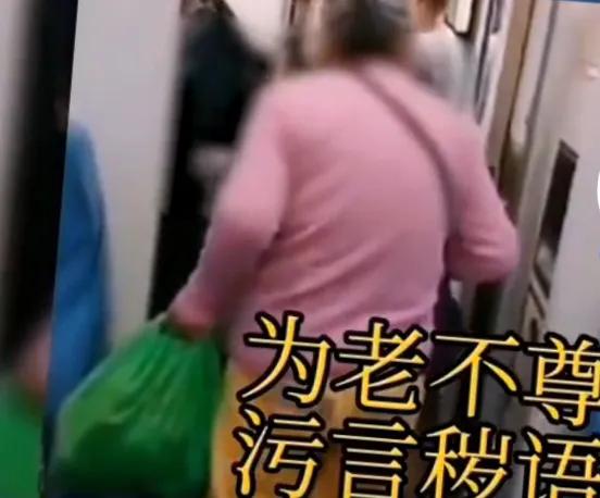 道德绑架，老太高铁买无座票强求小姑娘让座，乘务员劝阻遭辱骂