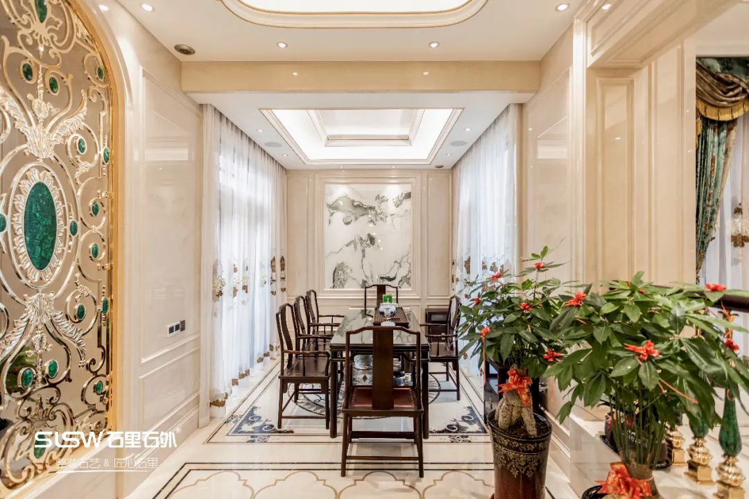 别墅欧式风格大理石装修报价 (人造大理石别墅欧式装修)