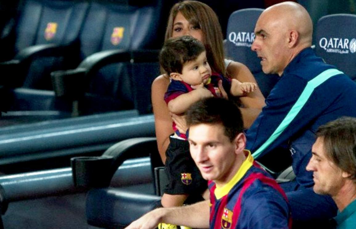 梅西不再害羞！巴萨巨星在迪拜握手西亚美女，这次不怕安妞生气？