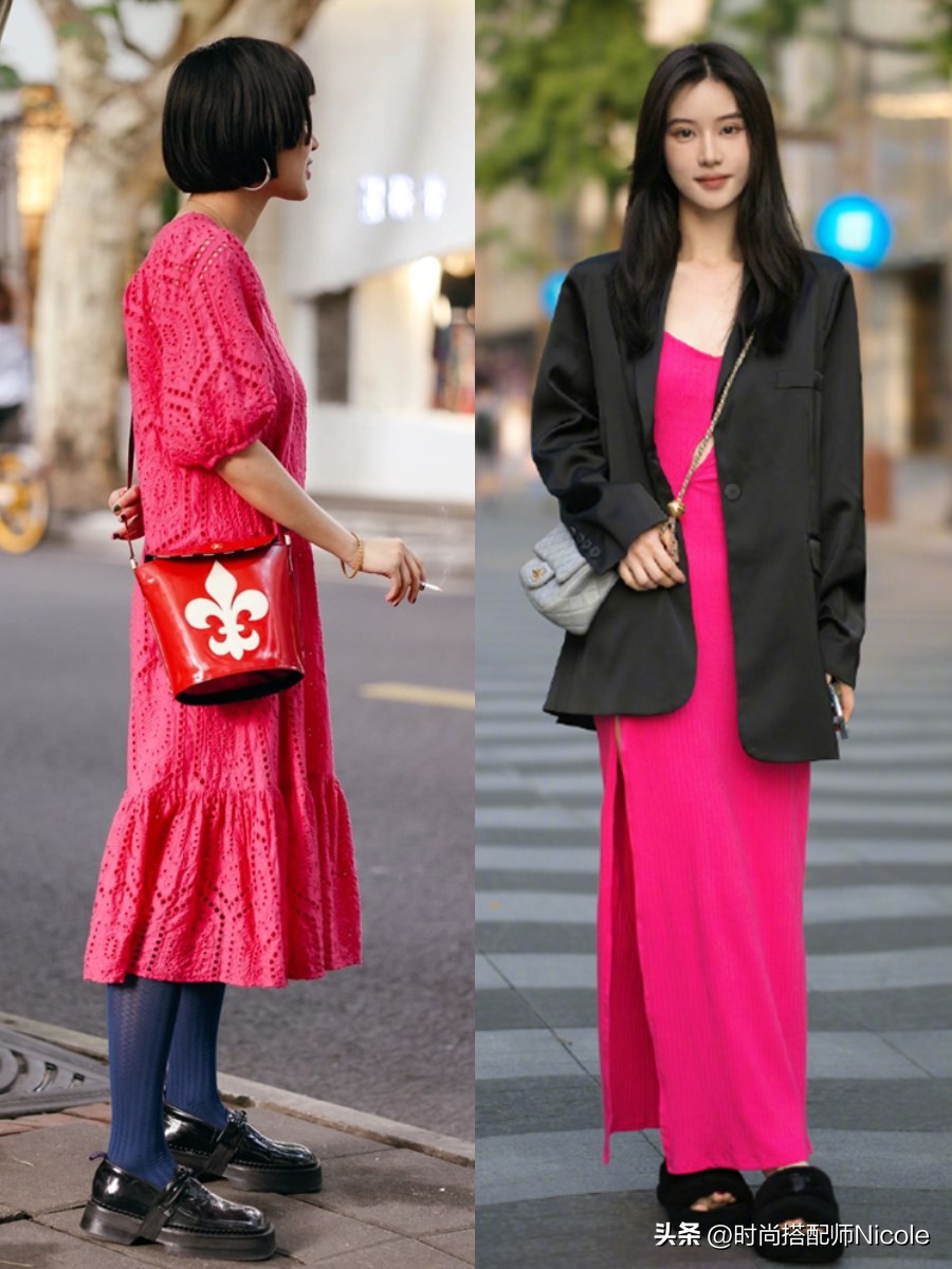 粉色系穿搭秋冬高级感,初秋粉色系穿搭温柔减龄明媚活泼