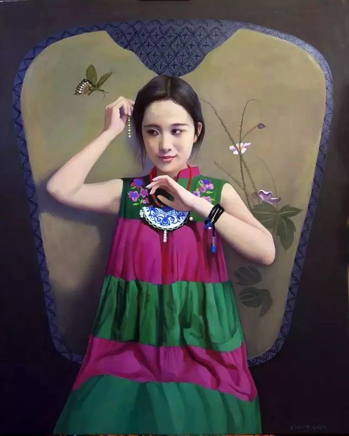 一个喜欢用上帝视角绘画女性人体美的画家，《心中的美好》舒展美