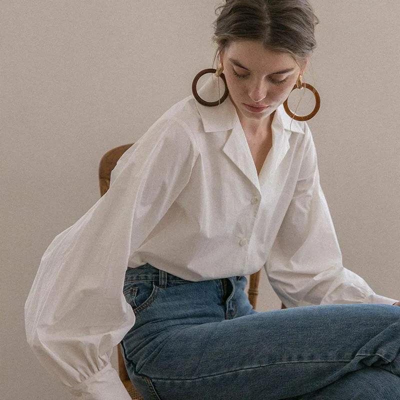法式衬衫的各种穿搭风,法式轻奢衬衫高级感小众上衣