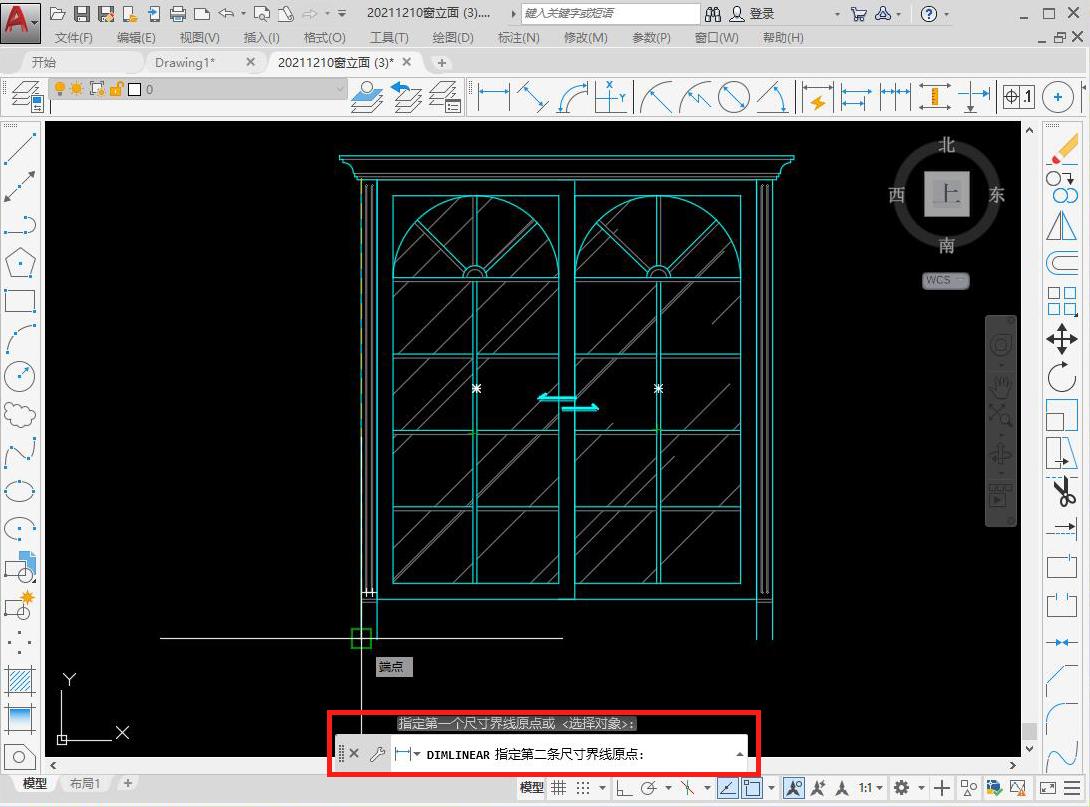 天正cad坐标标注界线过长,cad图标注无尺寸界线