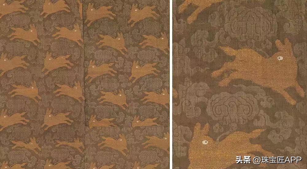 中国传统兔纹样图案,兔子传统纹样