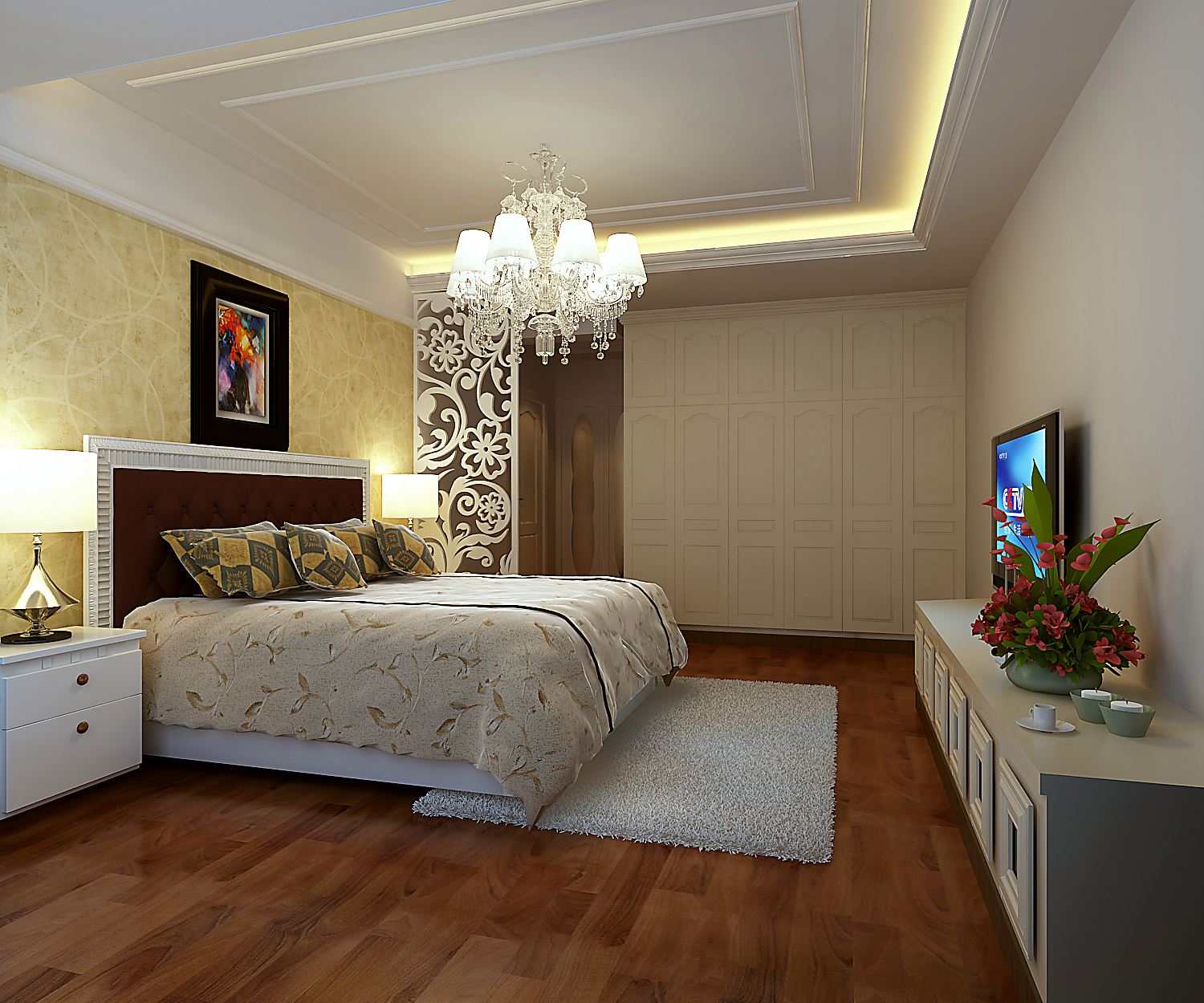 现代简约装修卧室灯,卧室装修用什么灯