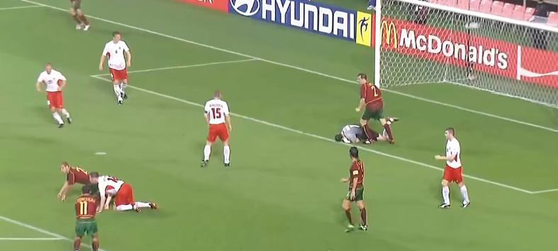 韩日世界杯巴西精彩进球,葡萄牙国家队史上最佳射手保莱塔