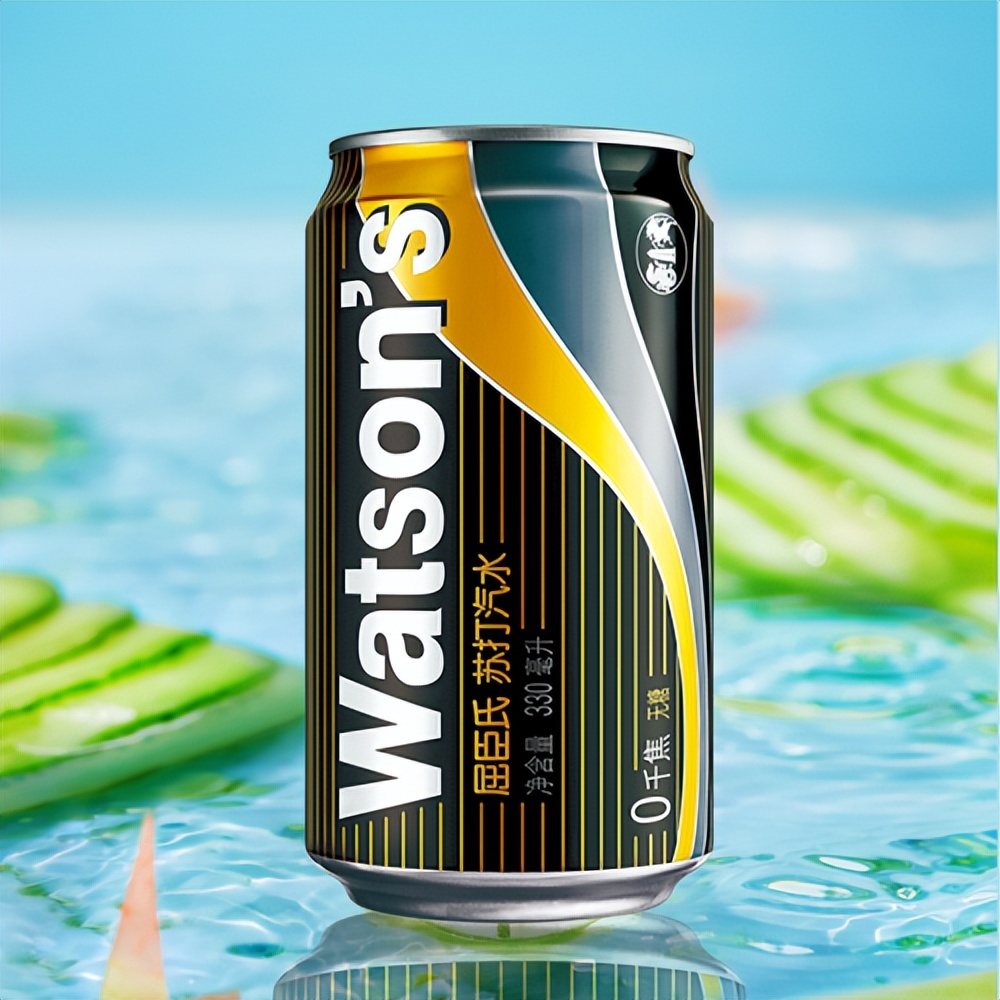 屈臣氏苏打汽水原味和香草,屈臣氏苏打汽水绿色