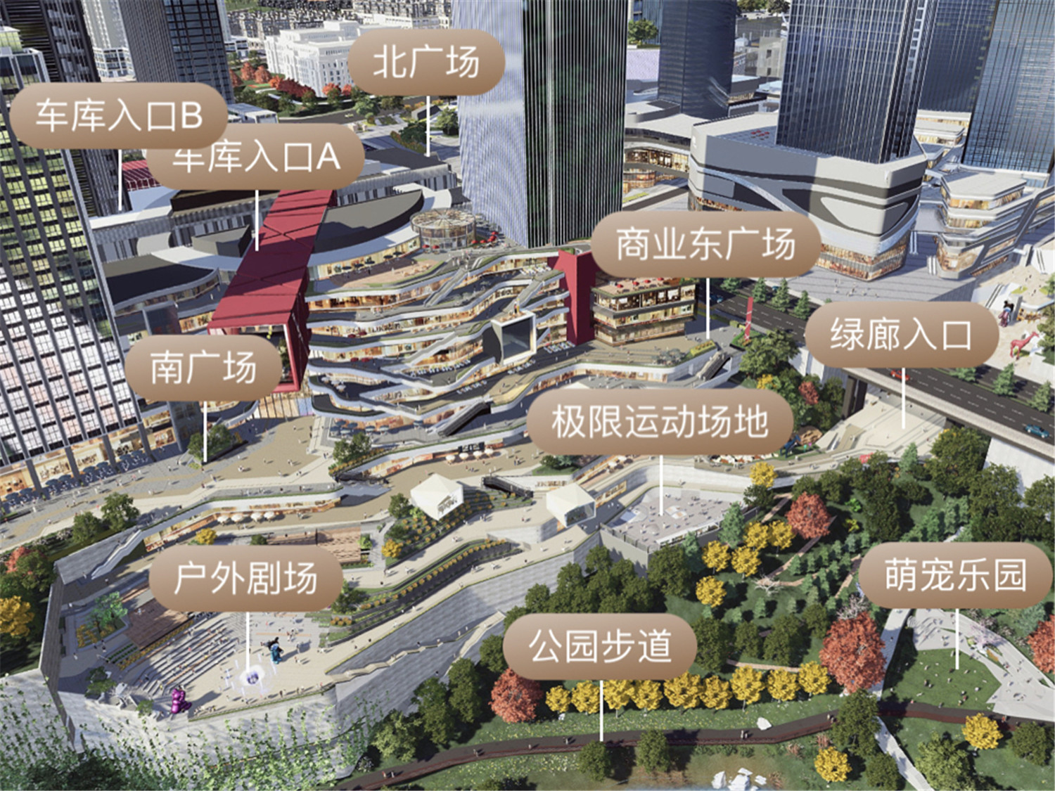 重庆中央公园三大商场,重庆中央公园2021下半年开业商场