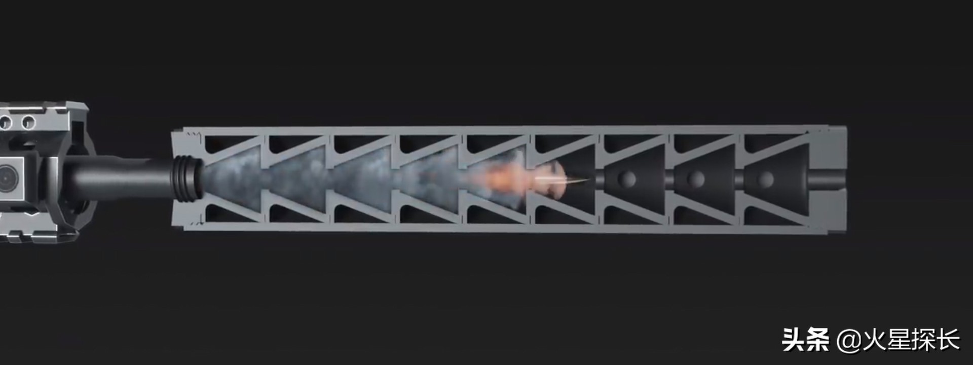 不同枪械加装消音器的声音,消音器与枪管连接原理