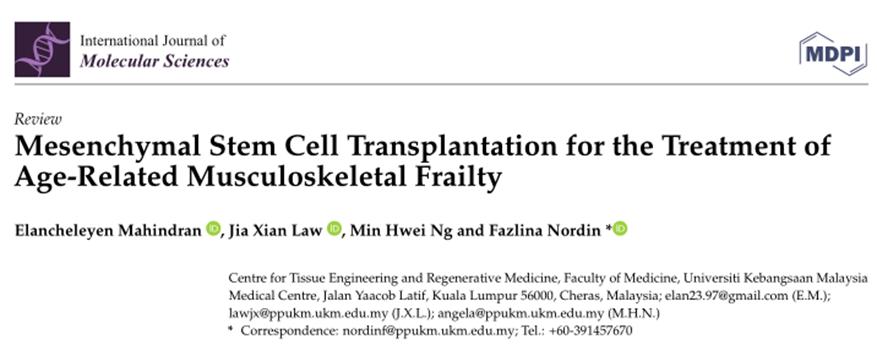 间充质干细胞治疗早衰,间充质干细胞让身体恢复健康