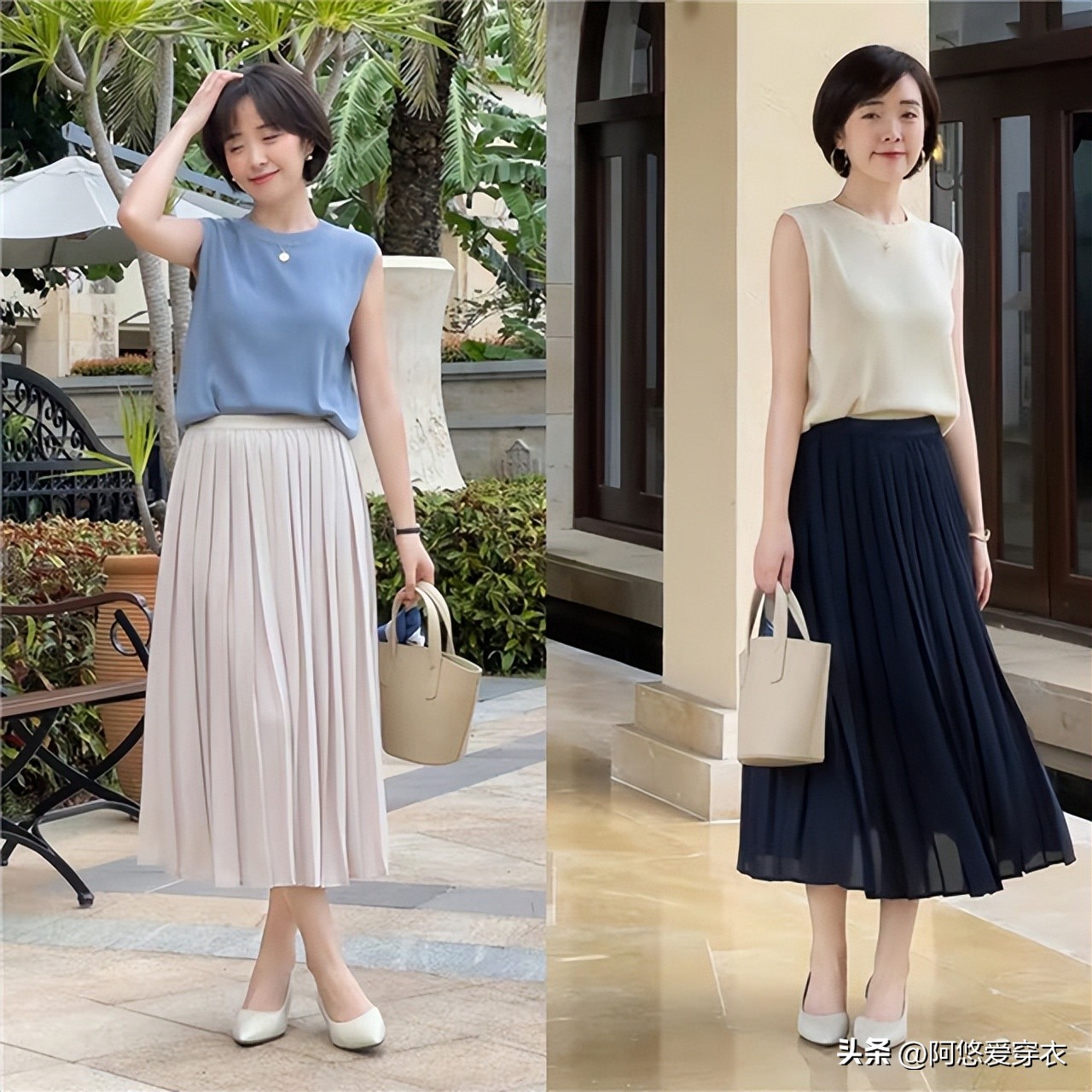 30多岁女人穿百褶裙是怎么想的,百褶裙为什么这么迷人