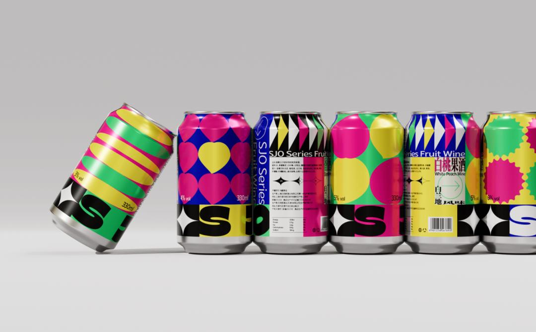 中国风果酒包装,现代风格酒包装