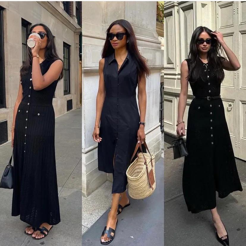 赫本风小黑裙高级感今年最火黑裙,优雅气质的小黑裙了解一下