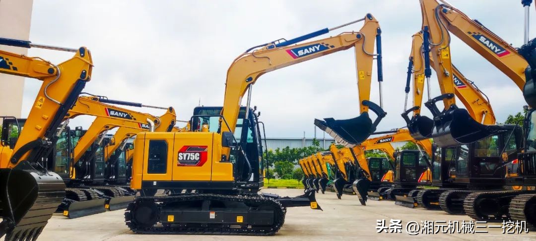三一小挖75全新,三一sy75c国四新款多少钱
